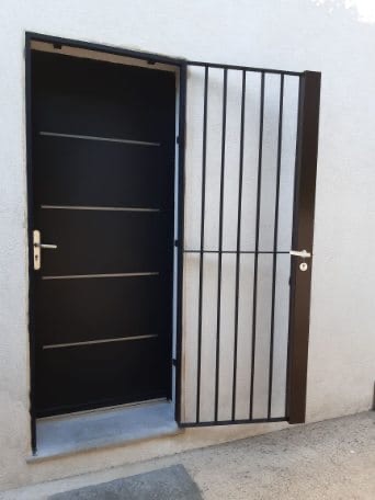 Portail en fer forgé sur mesure réalisé par l'Atelier Gombertois — ferronnerie à Marseille