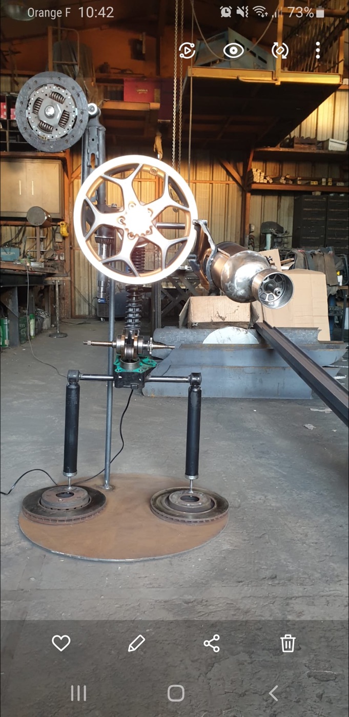 Ouvrage de ferronnerie sur mesure réalisé par l'Atelier Gombertois à Marseille